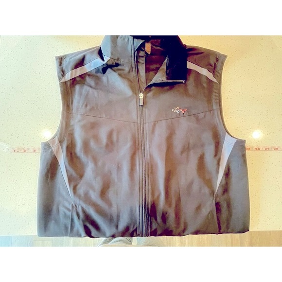 Greg‎ Norman for Tasso Elba Softshell Golf Vest Zip Lined Gray Men's Size Small - Picture 1 of 7